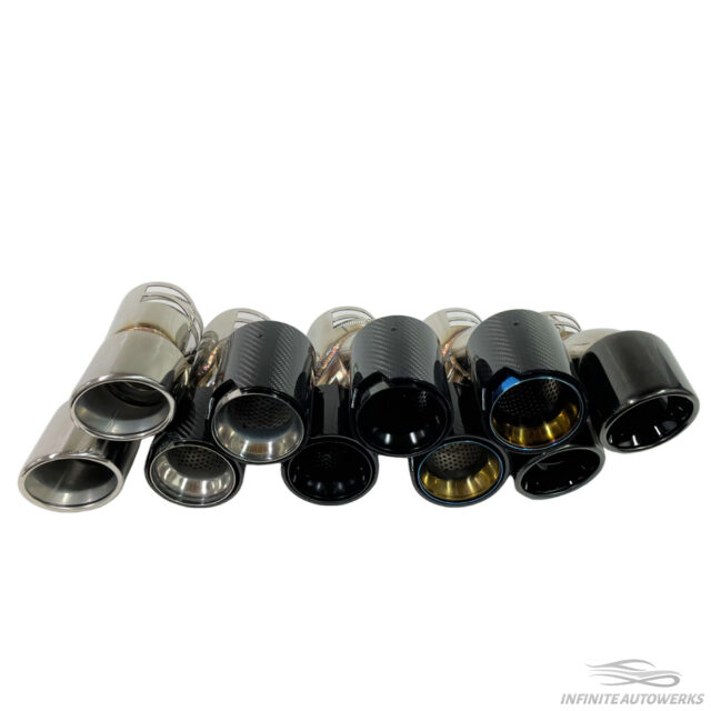 BMW M Style G2X M340 M440 G4X M240 Quad Exhaust Tips - Clamp On