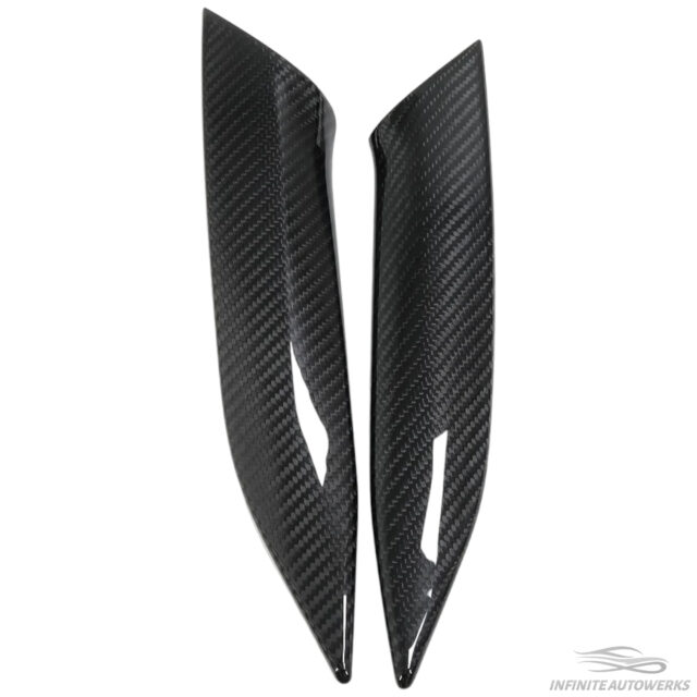 IAW Carbon - Center Console Knee Saddles - BMW G2X G8X G4X - Dry Carbon Fiber