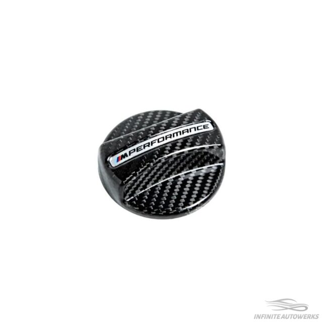 IAW Carbon BMW G Chassis M Performance Style Gas Cap Cover - Dry Carbon Fiber