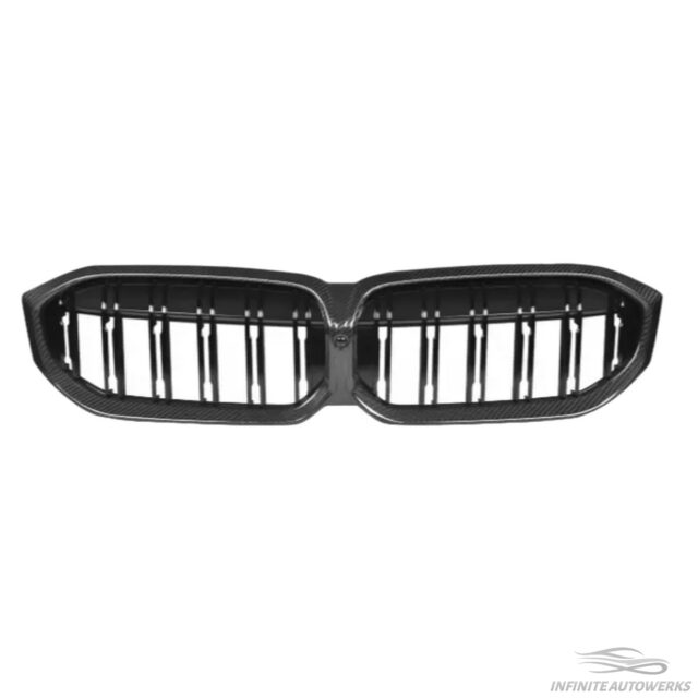 IAW Carbon BMW G20 3-Series LCI 330i M340i Front Grill - Dry Carbon Fiber