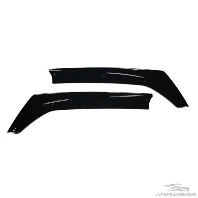 BMW G20 3-SERIES PRE-LCI 330i M340I REAR BUMPER SIDE SPLITTERS – Gloss Black