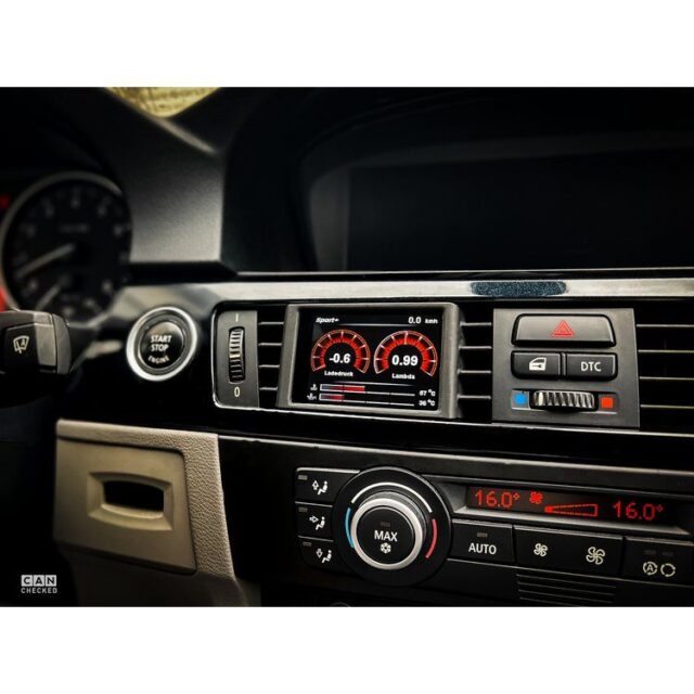 CANchecked Digital Gauge MFD28 BMW E9X GEN2