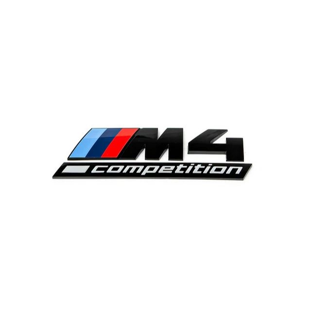 GENUINE OEM BMW G82 M4 Competition Emblem – GLOSS BLACK