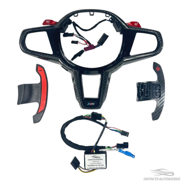 IAW Carbon BMW G2X G42 LCI II 2025+ Carbon Fiber Steering Wheel Kit