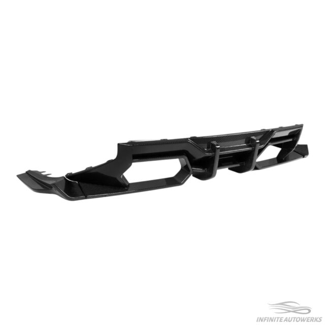 IAW Carbon BMW G87 M2 Fitted Style Diffuser - Dry Carbon Fiber