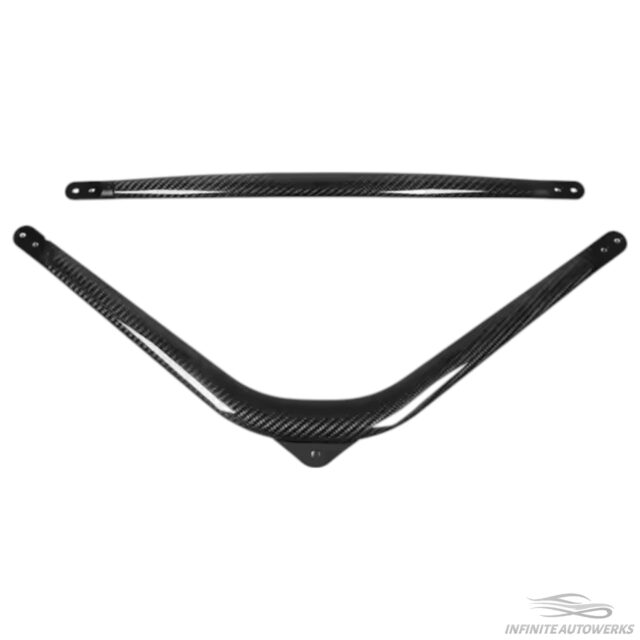 IAW Carbon - Engine Strut Brace S55 Style - Dry Carbon - BMW M2 (G87)/M3 (G80) / M4 (G82/G83) - S58/B58/B48