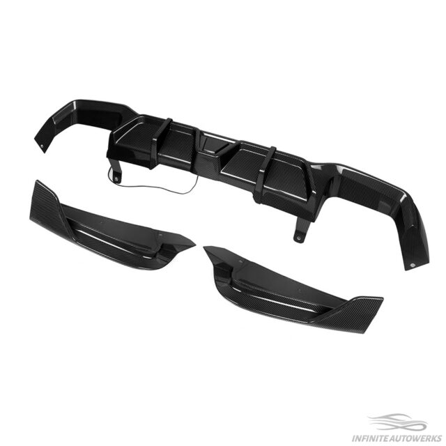 IAW Carbon – Sport Light Style Diffuser – BMW F98 X4M LCI - Dry Carbon Fiber