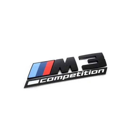 BMW G80 M3 Front Grill & Side Vent Emblem - Gloss Black or Silver